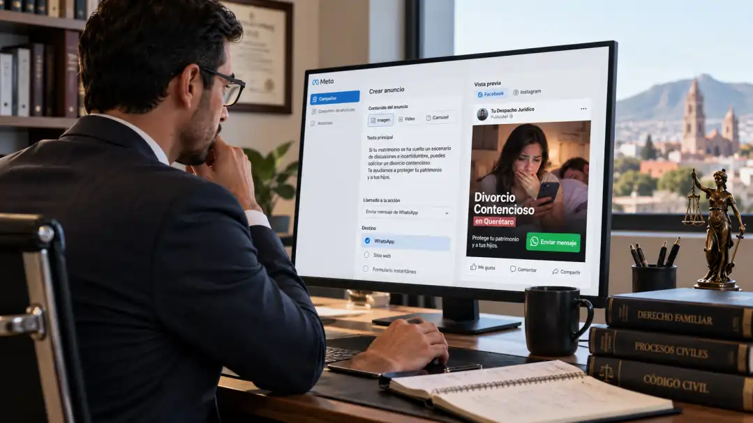 Cómo generar ventas con Meta Ads para abogados