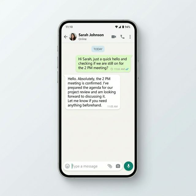 Conversación WhatsApp con prospecto nutriólogo